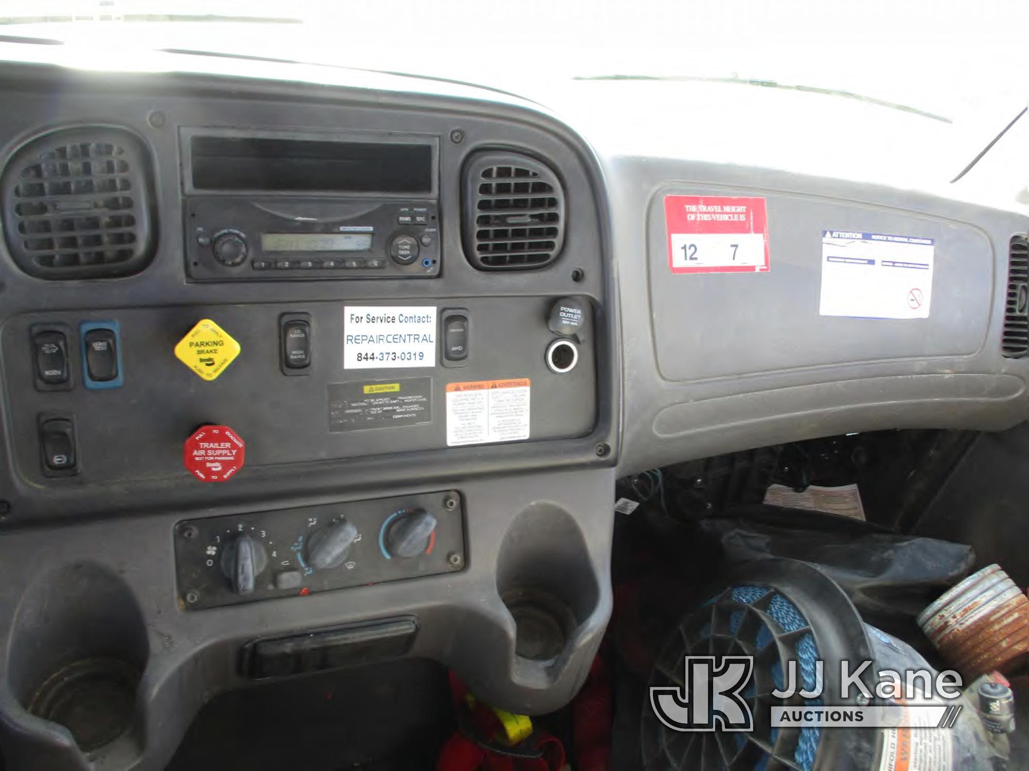 (Bakersfield, CA) Altec DM47B-TR, Digger Derrick rear mounted on 2014 Freightliner M2 106 4x4 Utilit