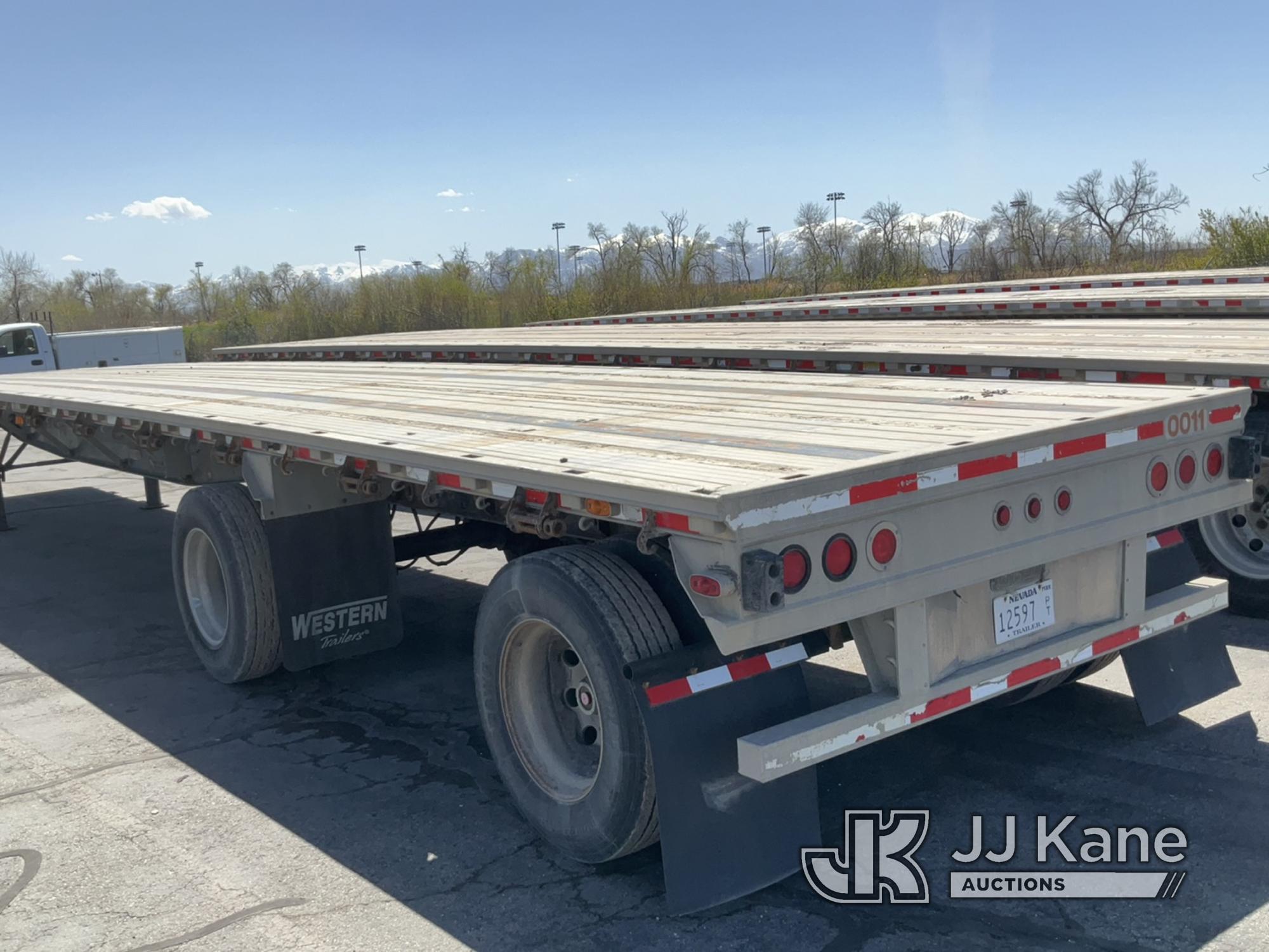 (Salt Lake City, UT) 2007 Western Trailer Company 48ft Flatbed Trailer Towable