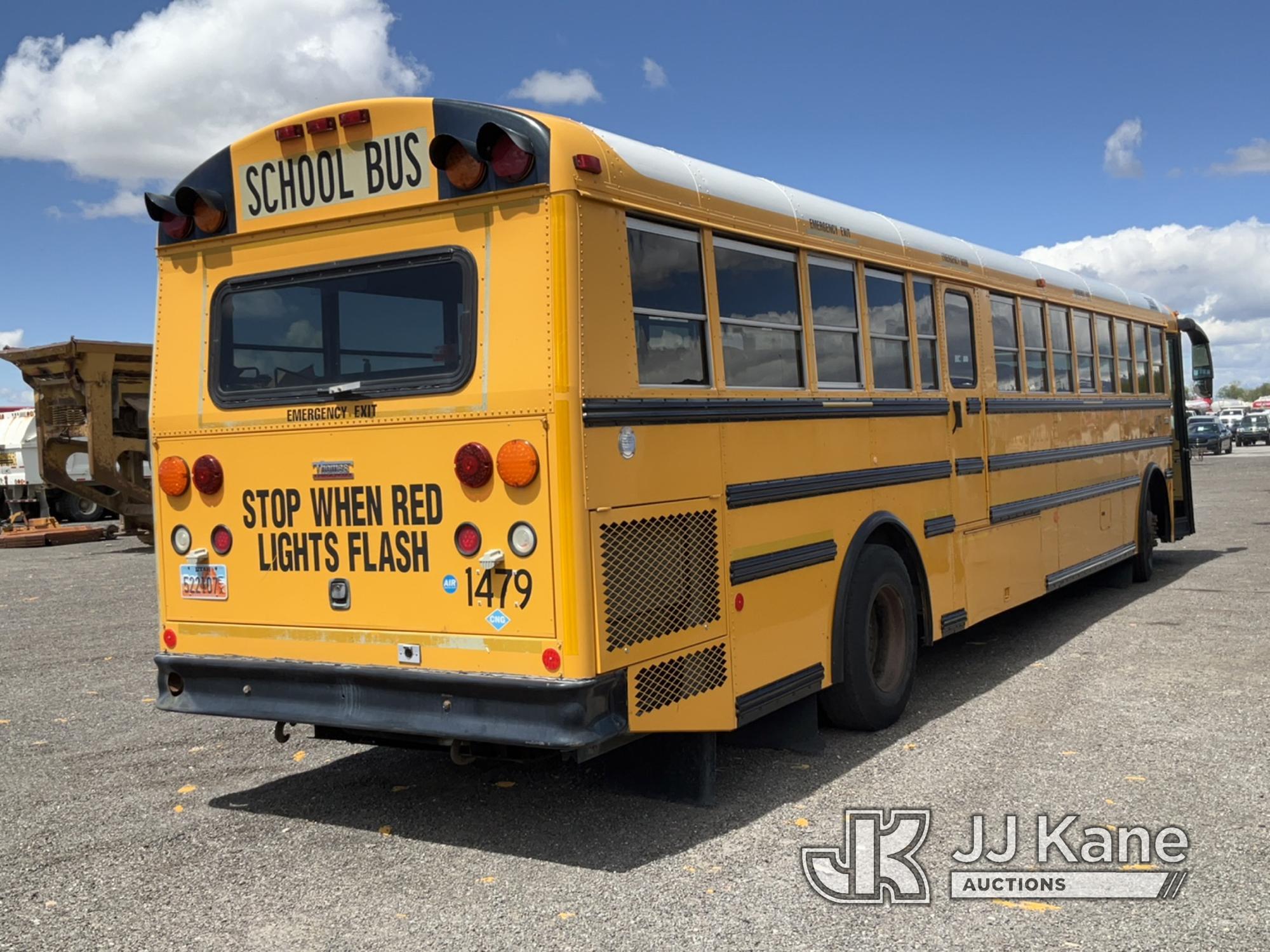 (Salt Lake City, UT) 2009 Thomas Saf-T-Liner School Bus Not Running, Condition Unknown