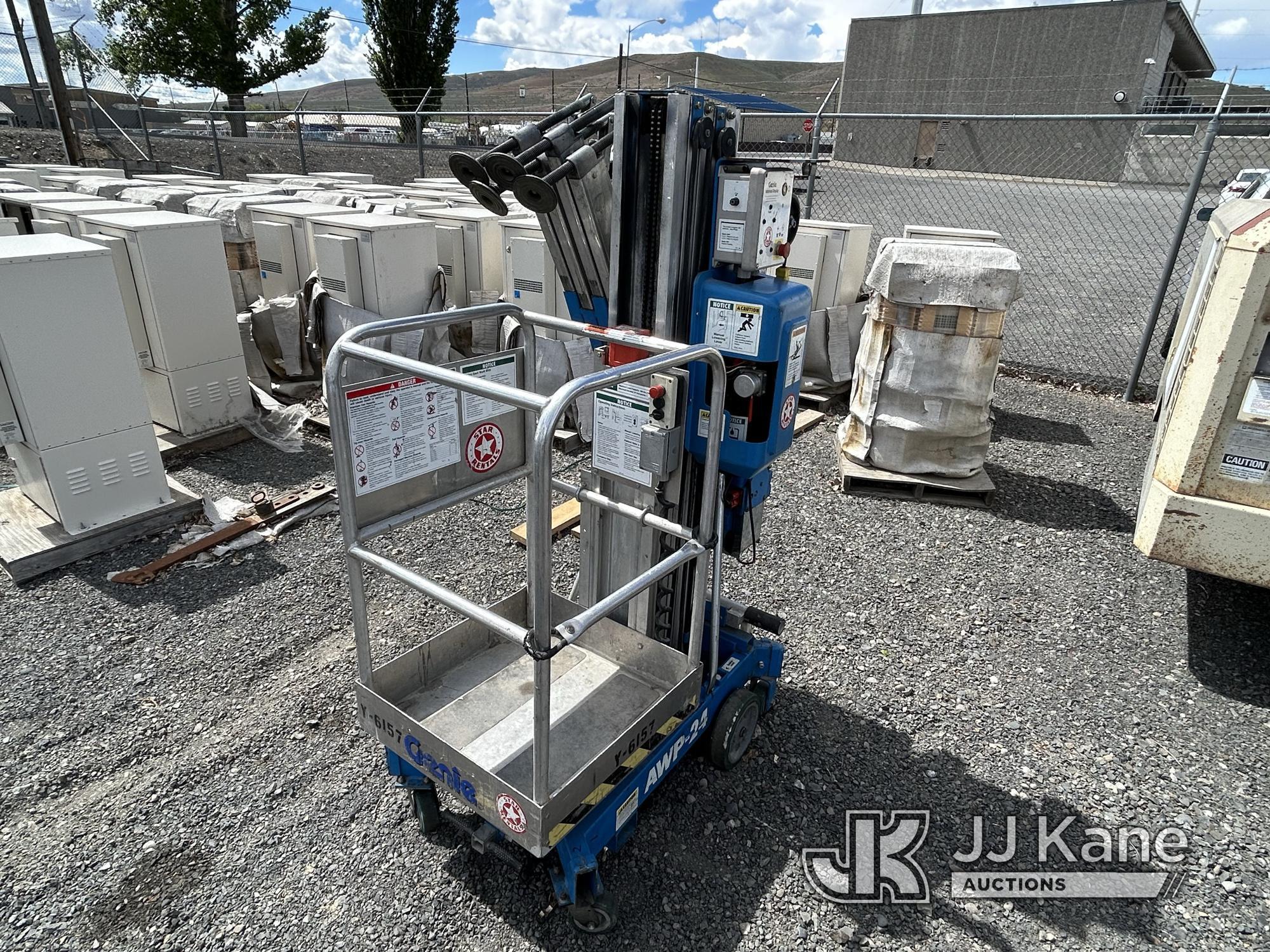 (Ephrata, WA) Genie AWP-24 Manlift Runs & Operates