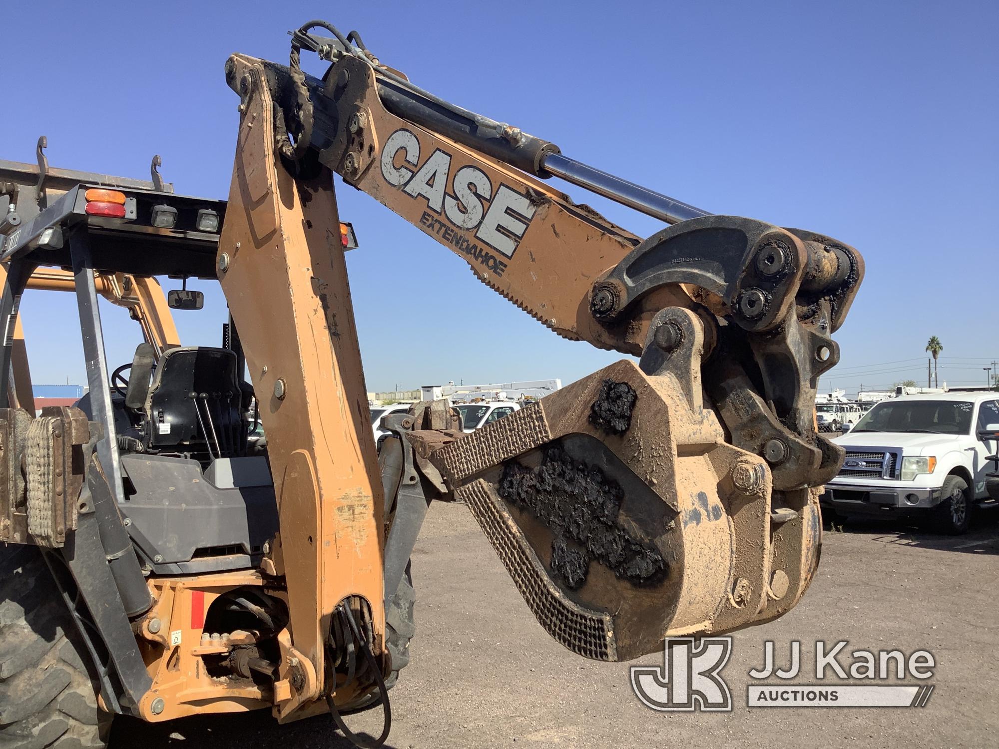 (Phoenix, AZ) 2018 Case 580 Super N 4x4 Tractor Loader Backhoe Runs, Moves, & Operates