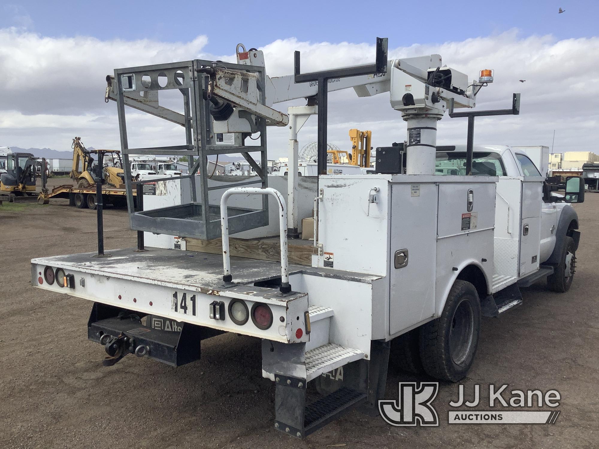 (Phoenix, AZ) Altec AT235-P, Telescopic Non-Insulated Bucket Truck mounted behind cab on 2016 Ford F