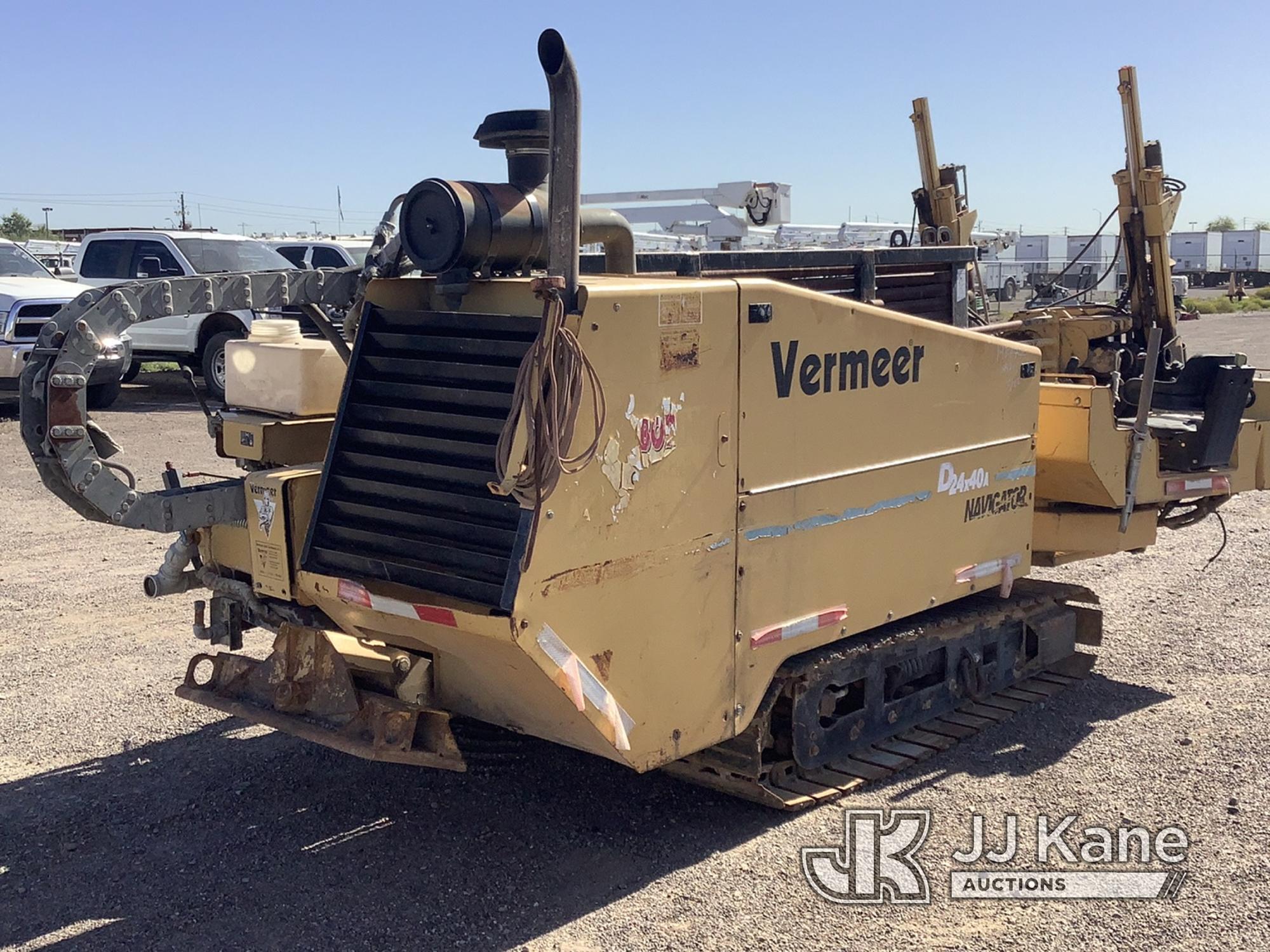 (Phoenix, AZ) 2000 Vermeer Corporation D24x40A Directional Boring Machine Runs & Moves) (Hour Meter