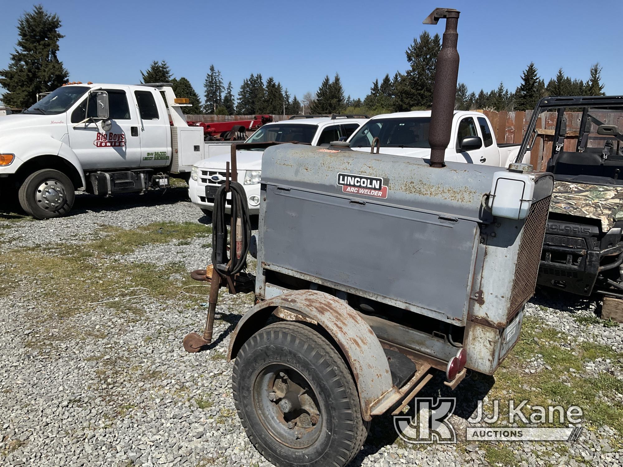 (Tacoma, WA) 1978 Unknown Utility Trailer Not Running, Condition Unknown, Cranks