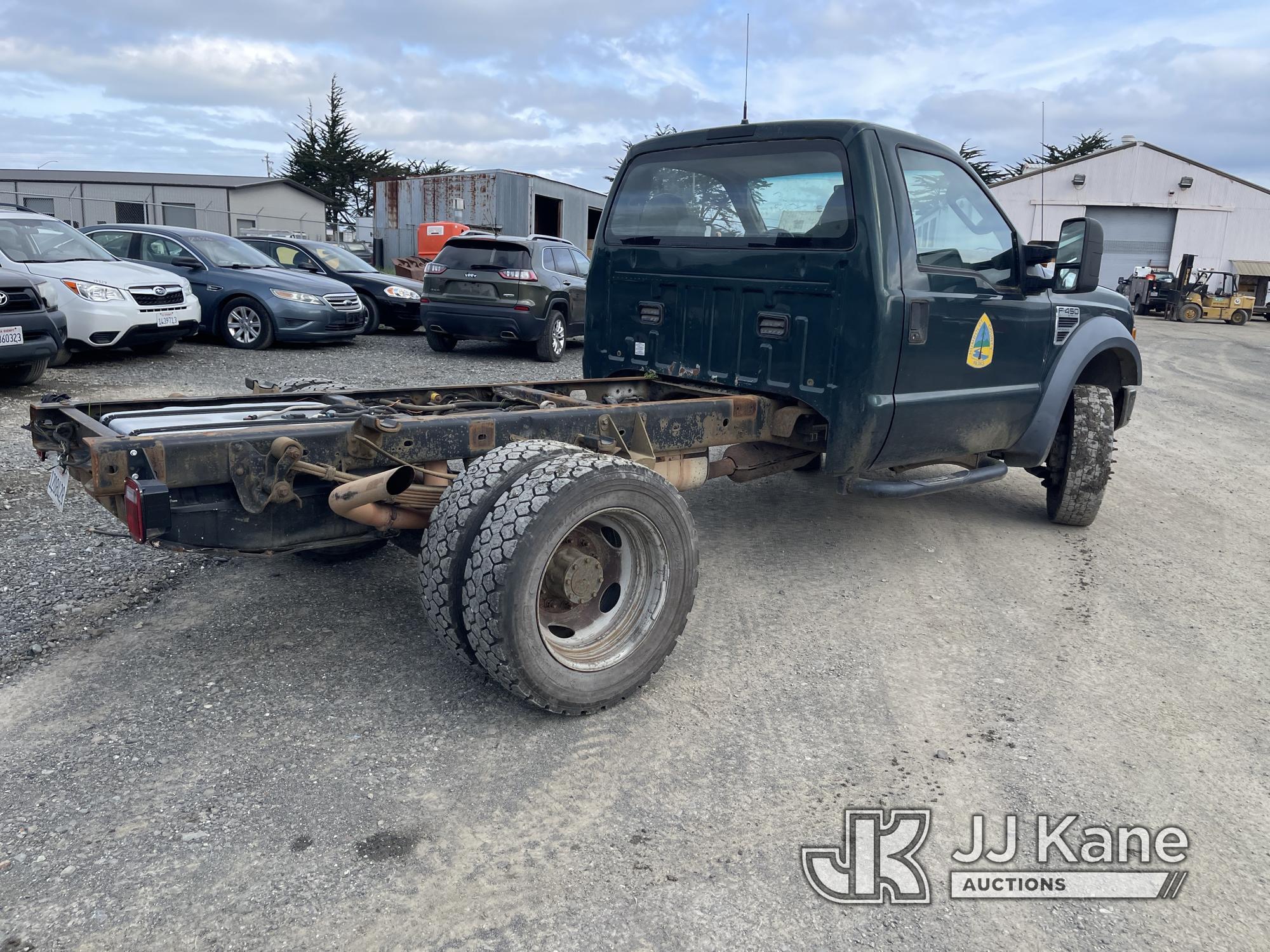 (Eureka, CA) 2008 Ford F450 Cab & Chassis Runs & Moves