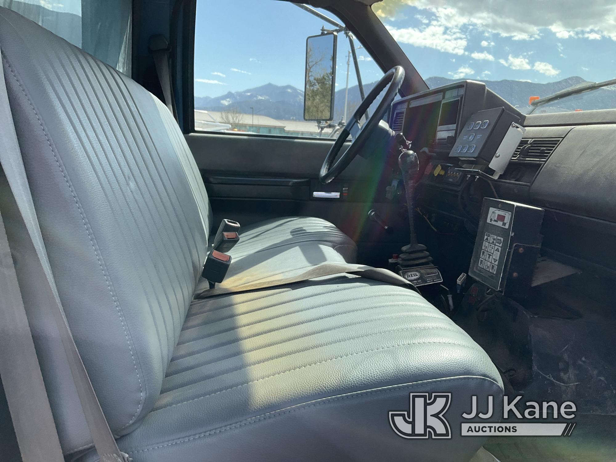 (Castle Rock, CO) 1994 GMC Topkick Dump Truck Runs & Moves) (Concrete Blocks in Dump Bed, Dump Funct