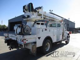 (Bakersfield, CA) Altec DM47B-TR, Digger Derrick rear mounted on 2014 Freightliner M2 106 4x4 Utilit