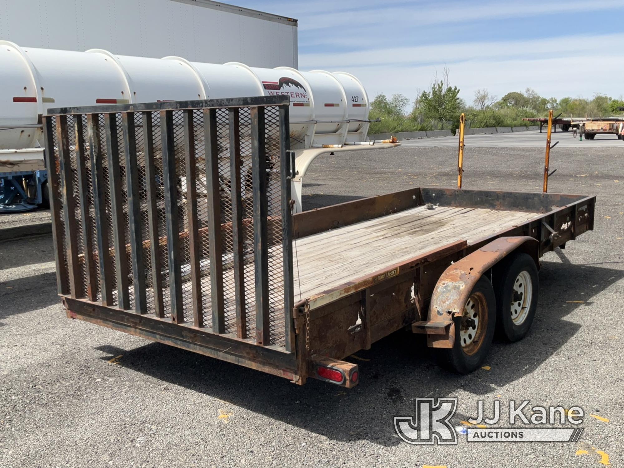 (Salt Lake City, UT) 2011 Willianson UT16T 16ft Trailer Towable, Rust