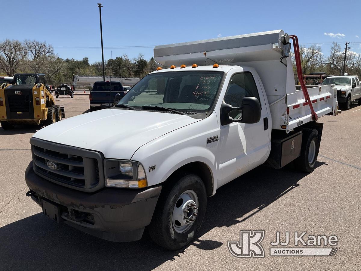 (Castle Rock, CO) 2003 Ford F350 Service Truck Runs Moves & Operates