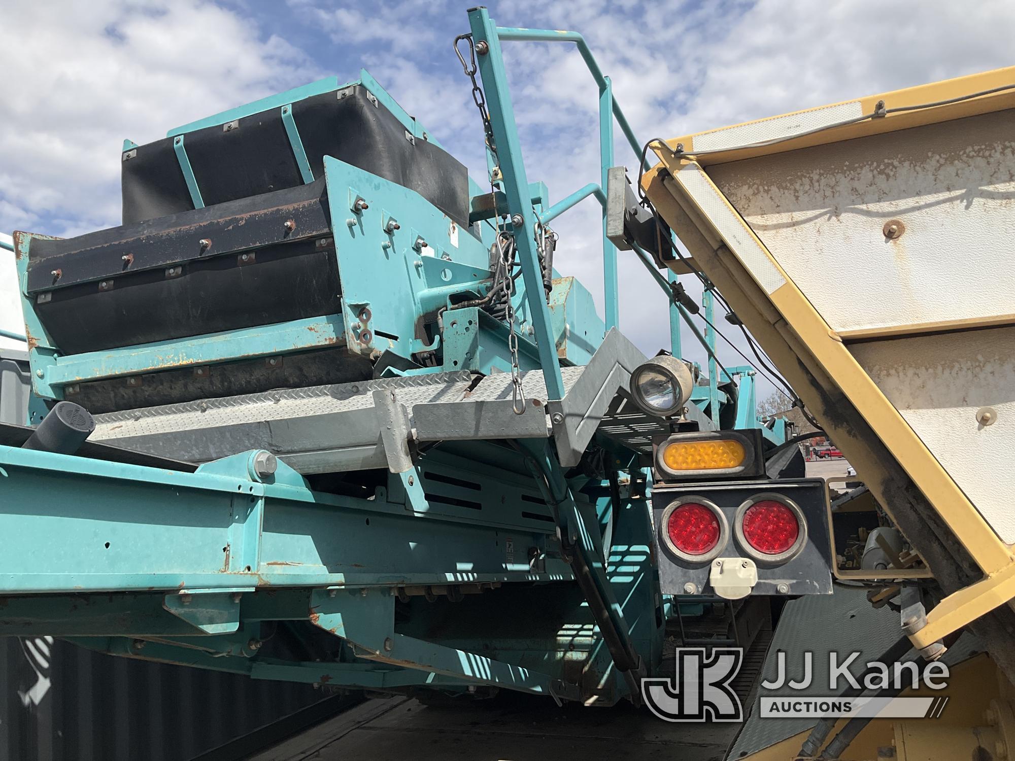 (Castle Rock, CO) Power Screening Chieftain 1400 Mobile Incline Screen Seller States:  Fully Operati