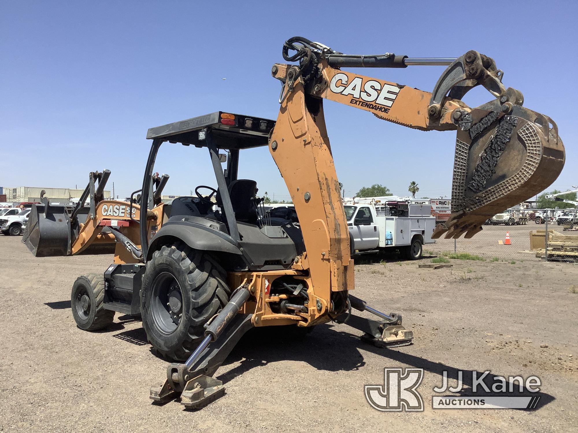 (Phoenix, AZ) 2018 Case 580 Super N 4x4 Tractor Loader Backhoe Runs, Moves, & Operates