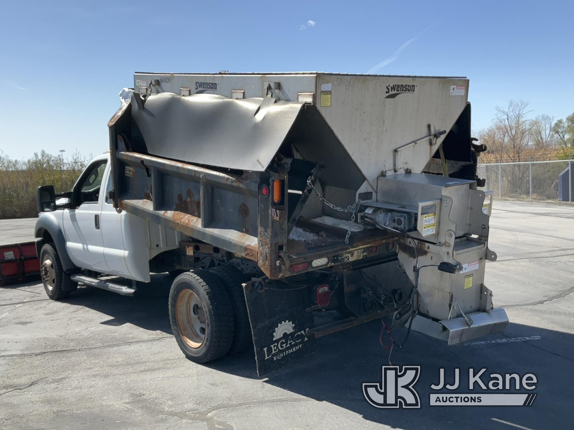 (Salt Lake City, UT) 2014 Ford F550 4x4 Dump Truck Runs, Moves & Operates