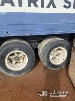 (Richmond, CA) 1978 Fruehauf 40ft T/A Van Body/Office Trailer