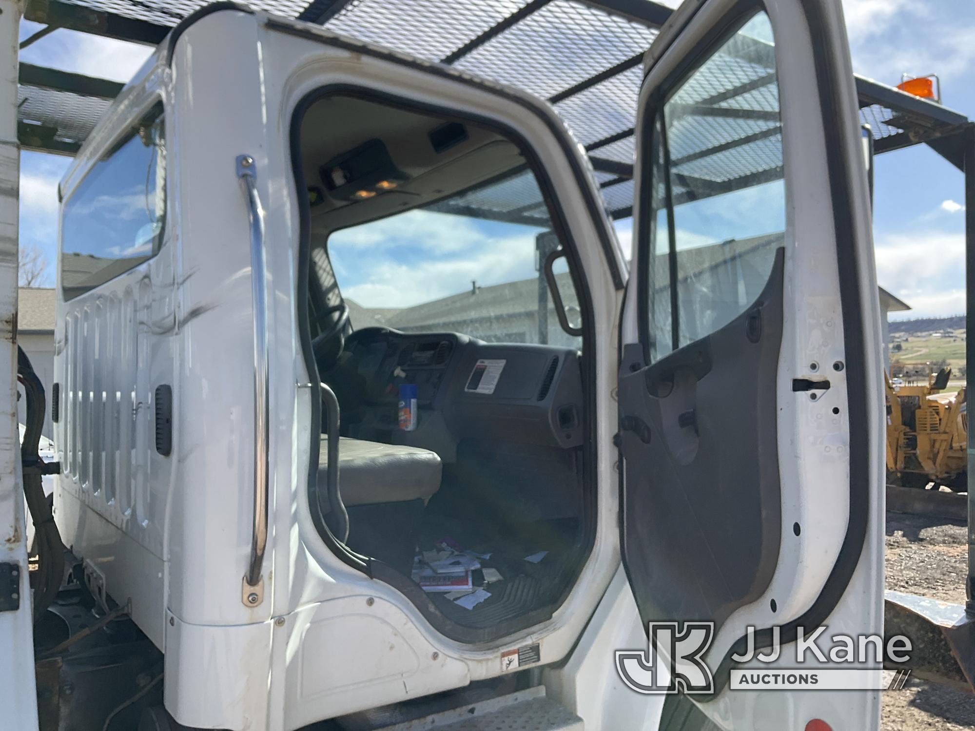 (Franktown, CO) Altec AA55-MH, Material Handling Bucket Truck rear mounted on 2012 Freightliner M2 1