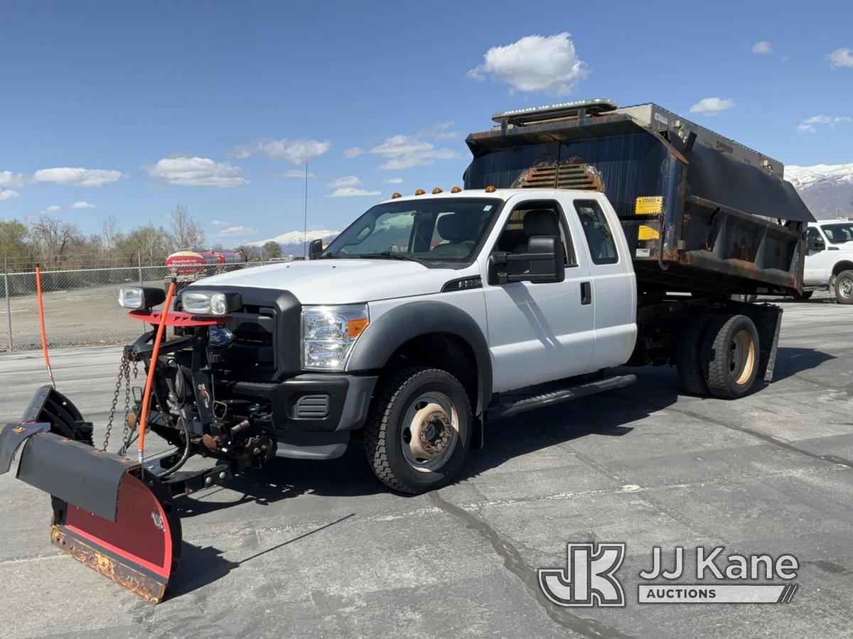 (Salt Lake City, UT) 2014 Ford F550 4x4 Dump Truck Runs, Moves & Operates