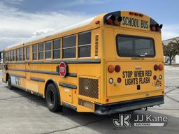 (Salt Lake City, UT) 2008 Thomas Saf-T-Liner School Bus Stop Engine & Engine Protect Light On) (Runs