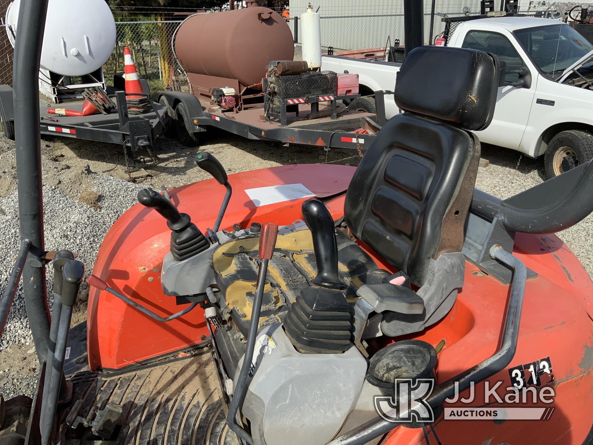 (Pasco, WA) Kubota KX121-3S Mini Hydraulic Excavator Runs, Moves & Operates