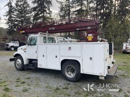 (Eatonville, WA) Wilkie 60, Ladder Truck rear mounted on 2001 International 4700 Utility Truck Not R