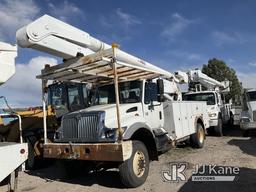 (Castle Rock, CO) Altec AA755L, Material Handling Bucket Truck rear mounted on 2007 International 73