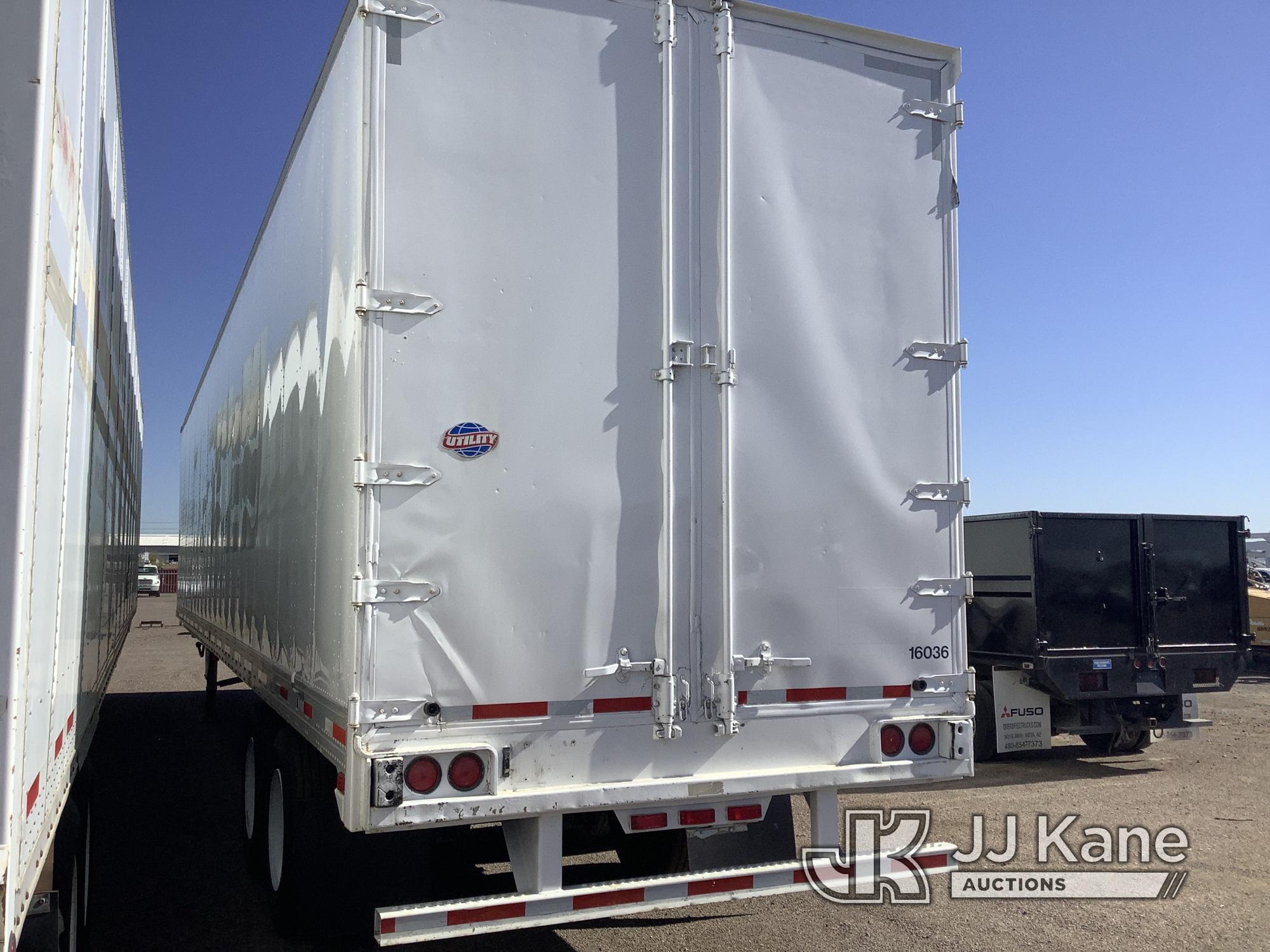 (Phoenix, AZ) 1996 Utility Trailer Manufacturer Van Body Trailer