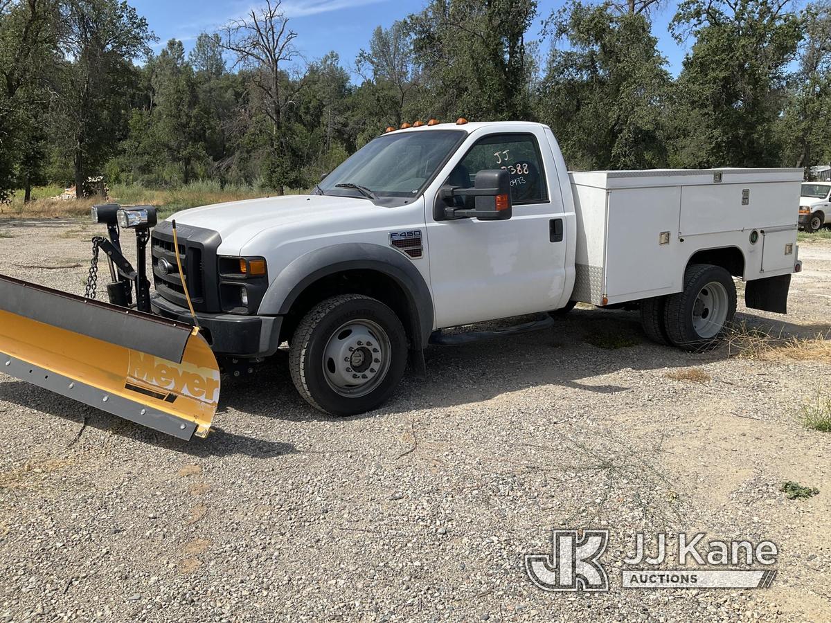 (Anderson, CA) 2009 Ford F450 4x4 Service Truck Runs & Moves.