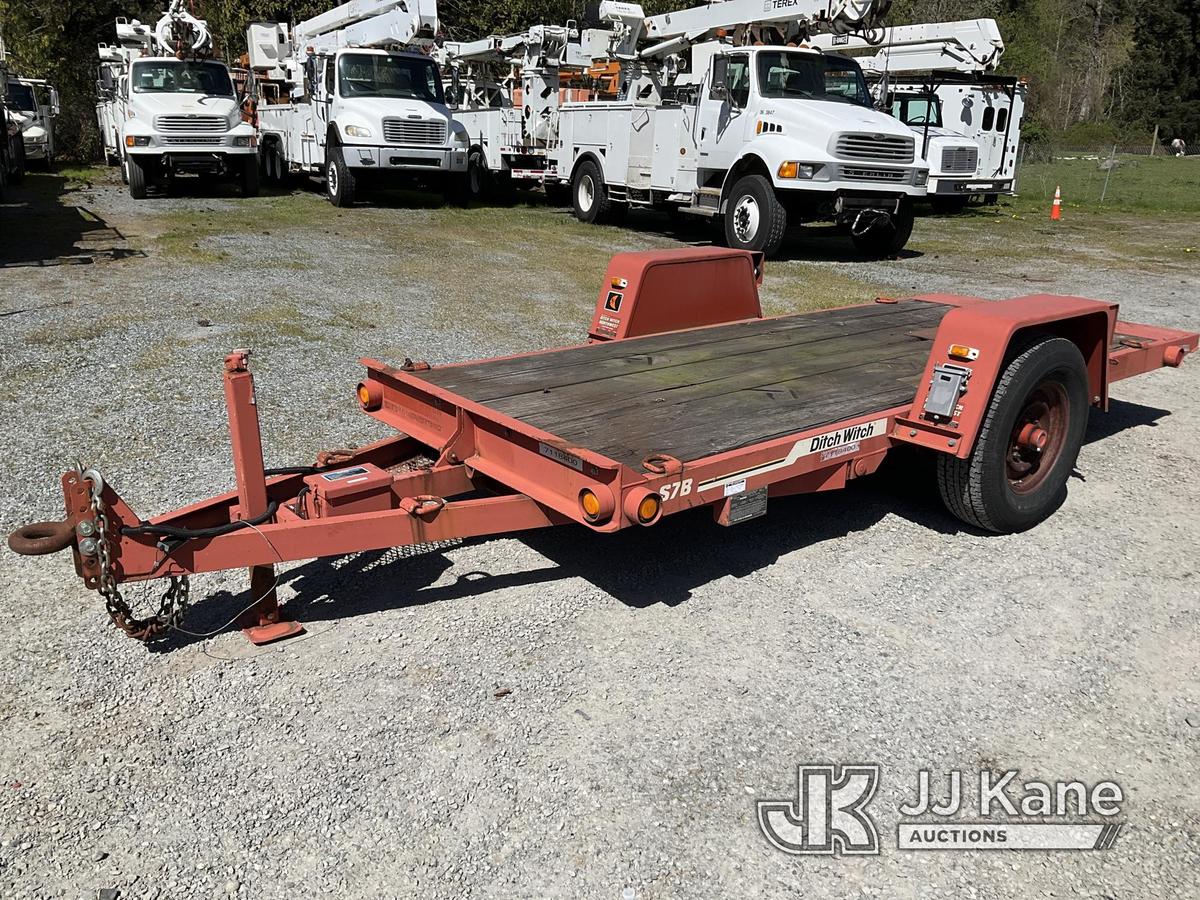 (Tacoma, WA) 2010 Ditch Witch S7B Tagalong Utiliy Trailer