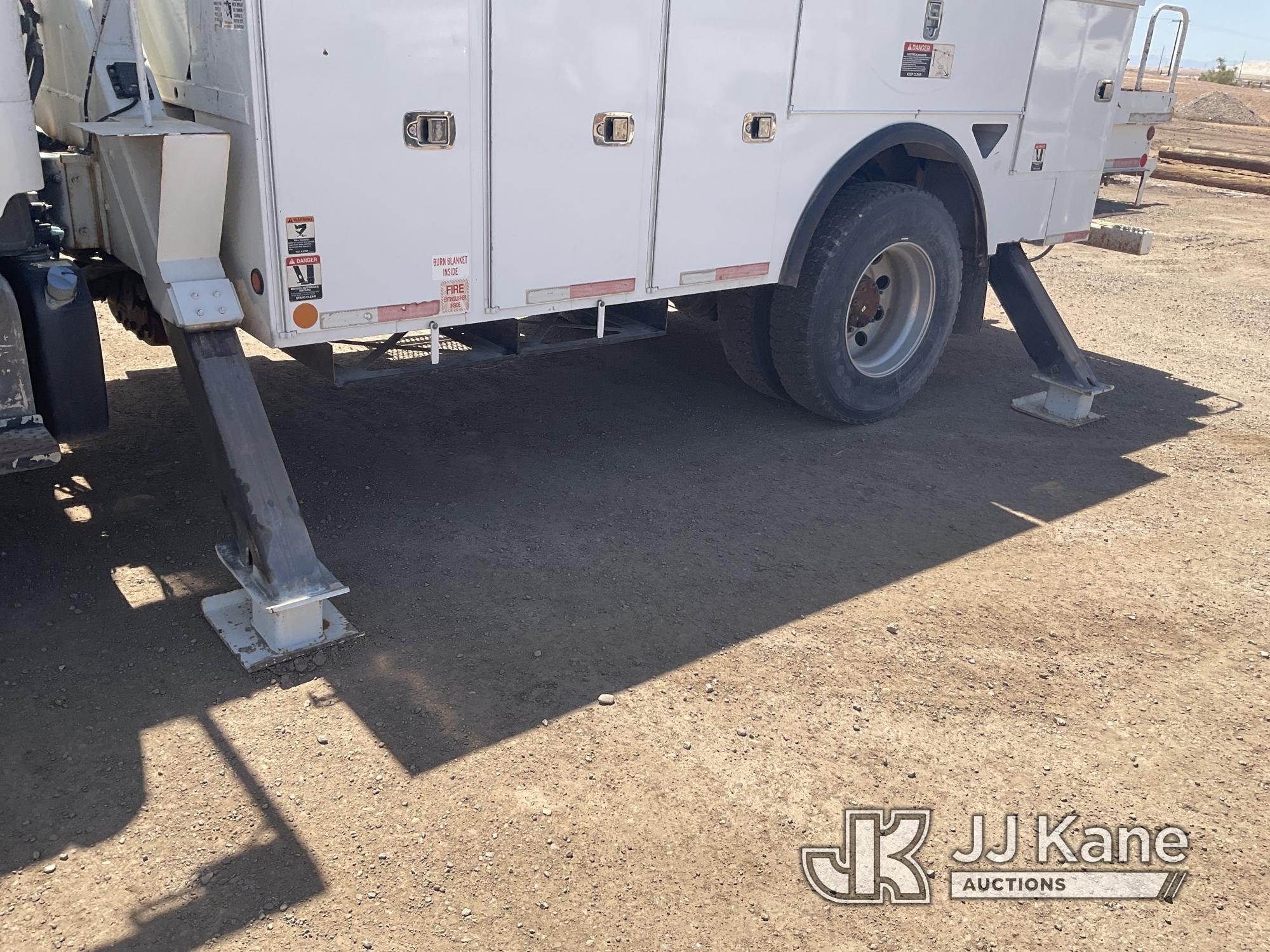 (Brawley, CA) Altec AA755, Material Handling Bucket Truck rear mounted on 2014 Freightliner M2 106 4