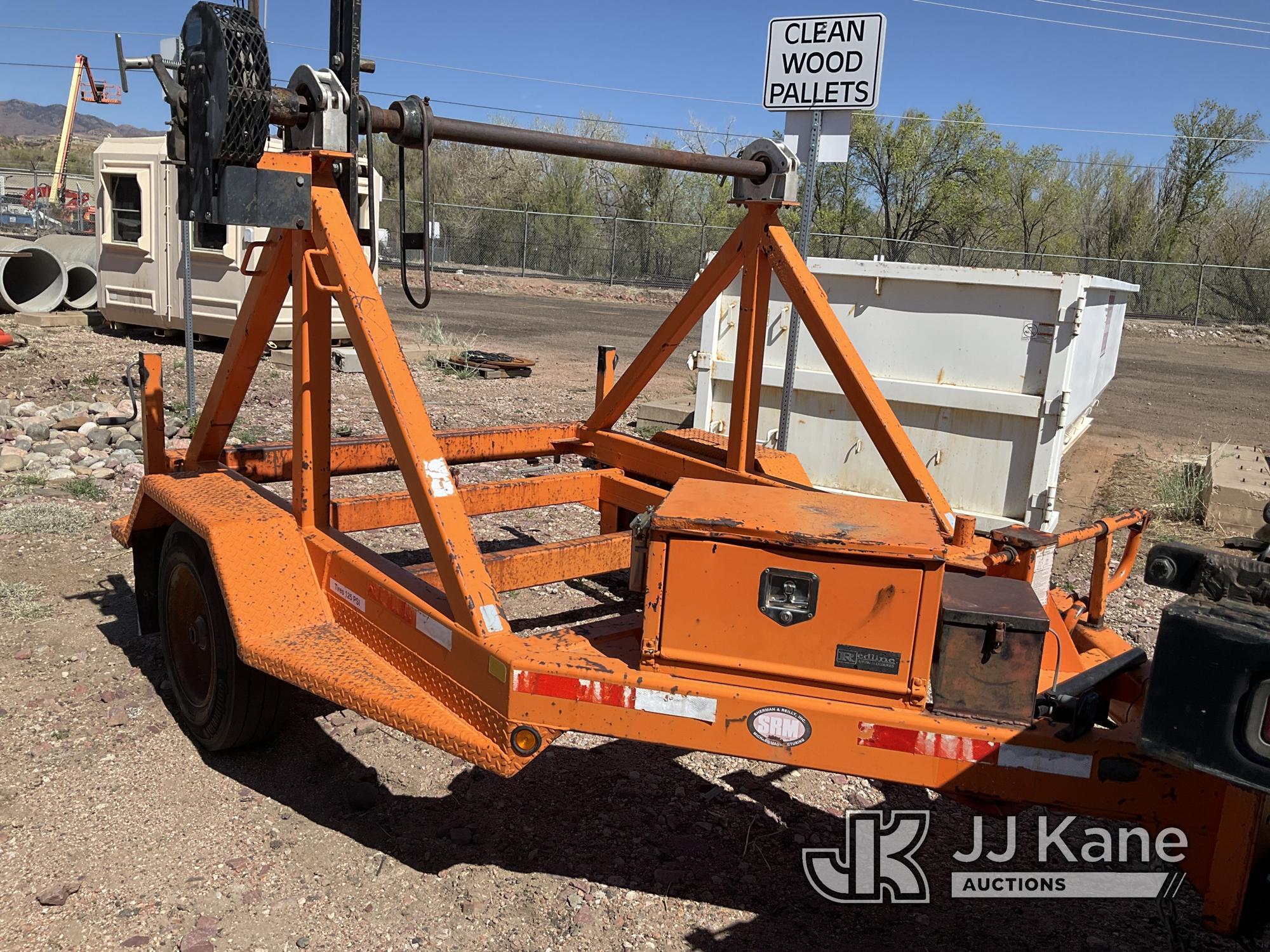 (Castle Rock, CO) 2000 Sherman & Reilly CRT-101E Reel Trailer Runs & Operates, Roadworthy Tires