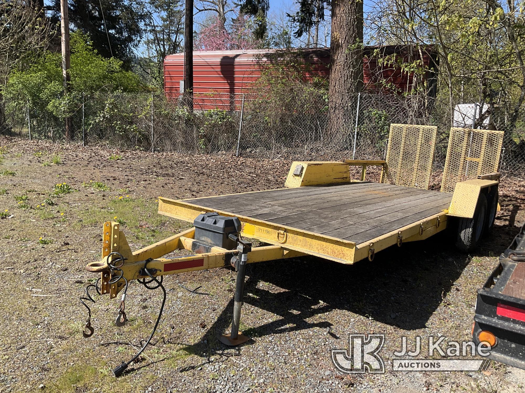 (Tacoma, WA) 1994 Unknown T/A Tagalong Equipment Trailer