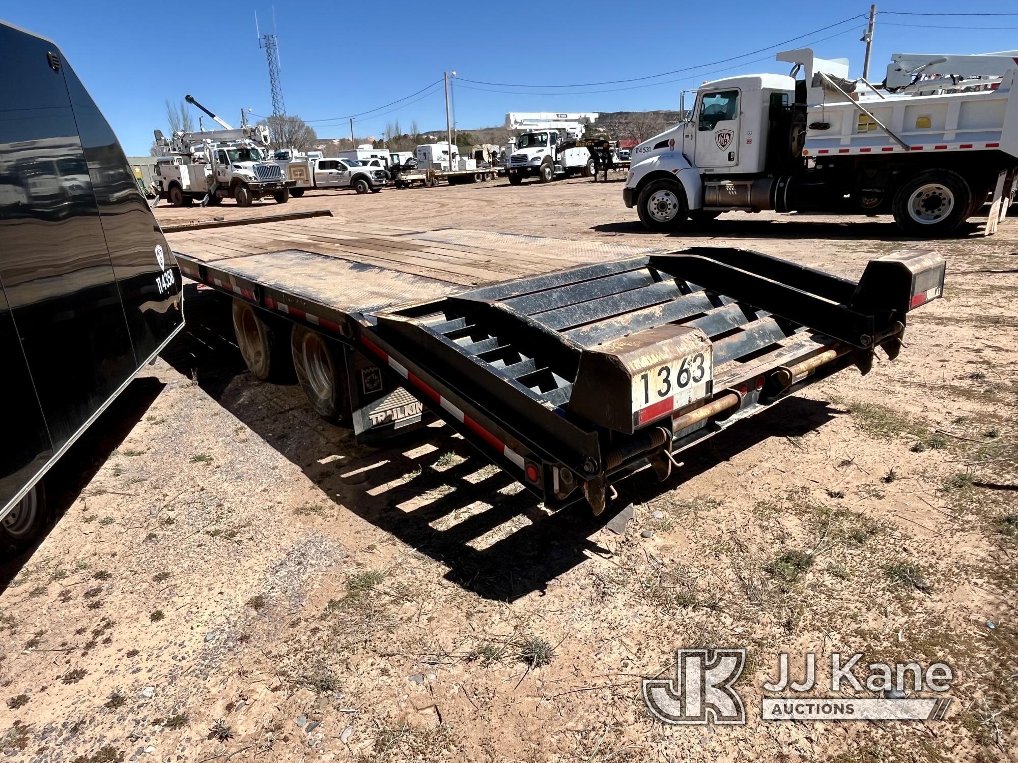 (Fort Defiance, AZ) 2015 Trail King TK24LP-242 T/A Tagalong Equipment Trailer