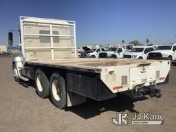 (Phoenix, AZ) 2000 Freightliner FLC120 T/A Flatbed Truck Runs & Moves