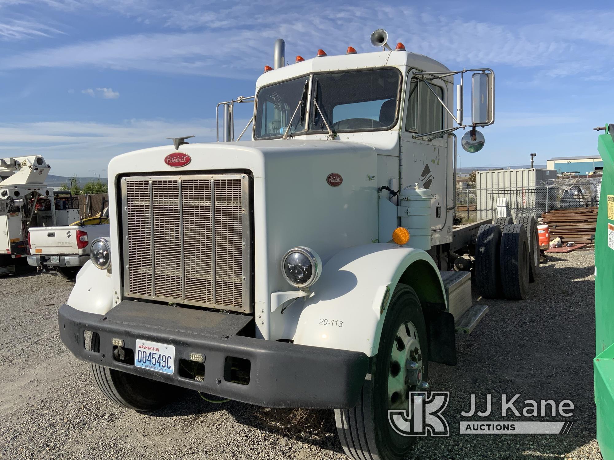 (Pasco, WA) 1986 Peterbilt 340 T/A Truck Tractor Runs & Moves