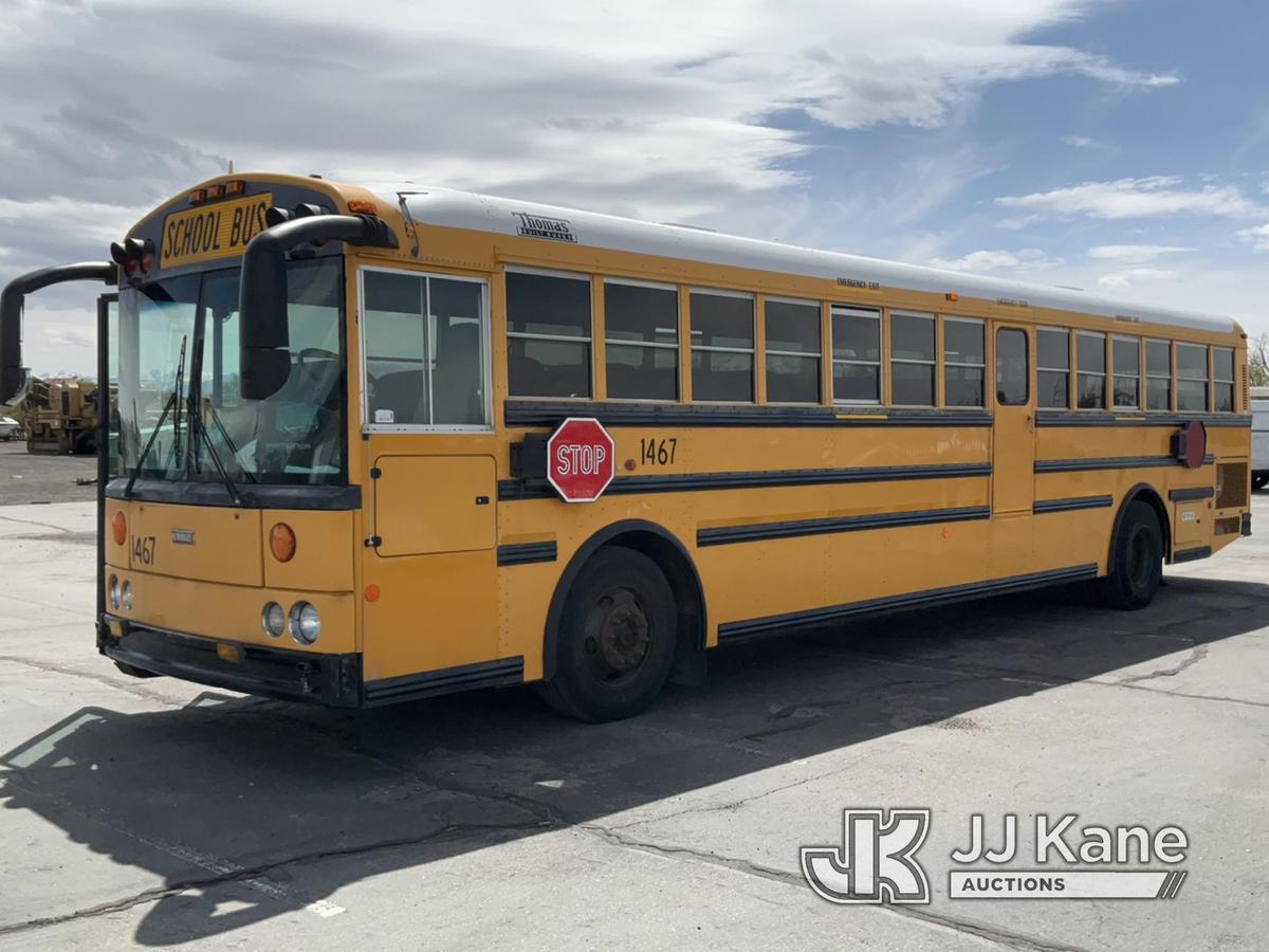 (Salt Lake City, UT) 2007 Thomas Saf-T-Liner School Bus Runs & Moves) (Engine Protect Light On