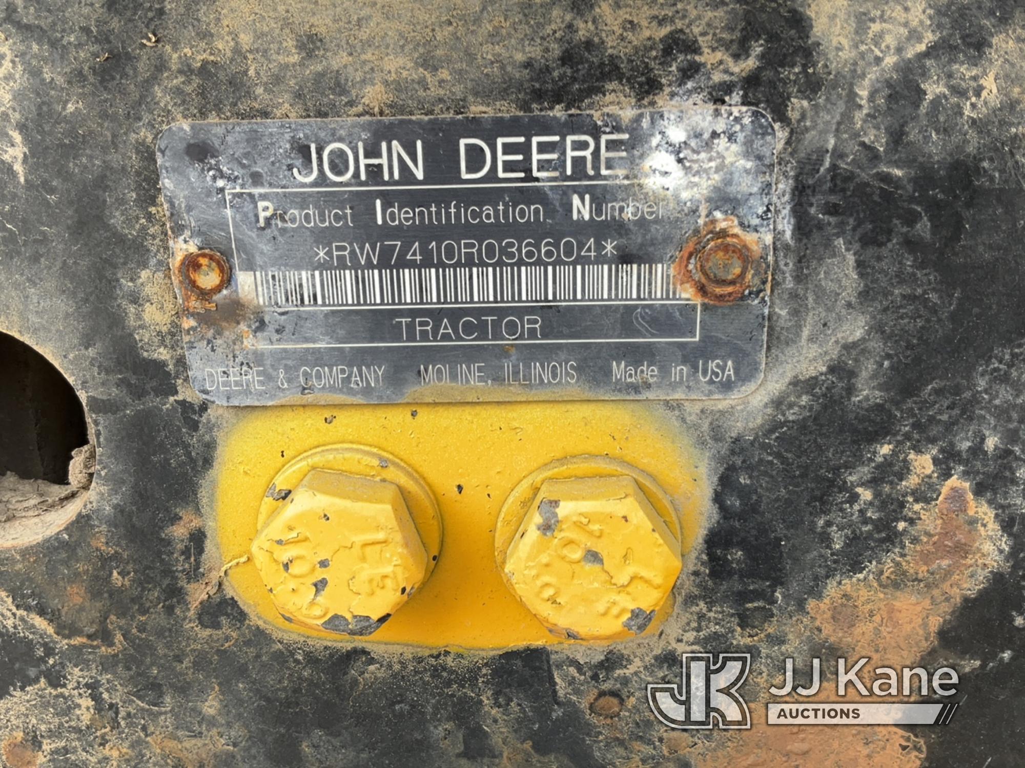 (Eureka, CA) 2000 John Deere 7410 Utility Tractor Runs & Operates
