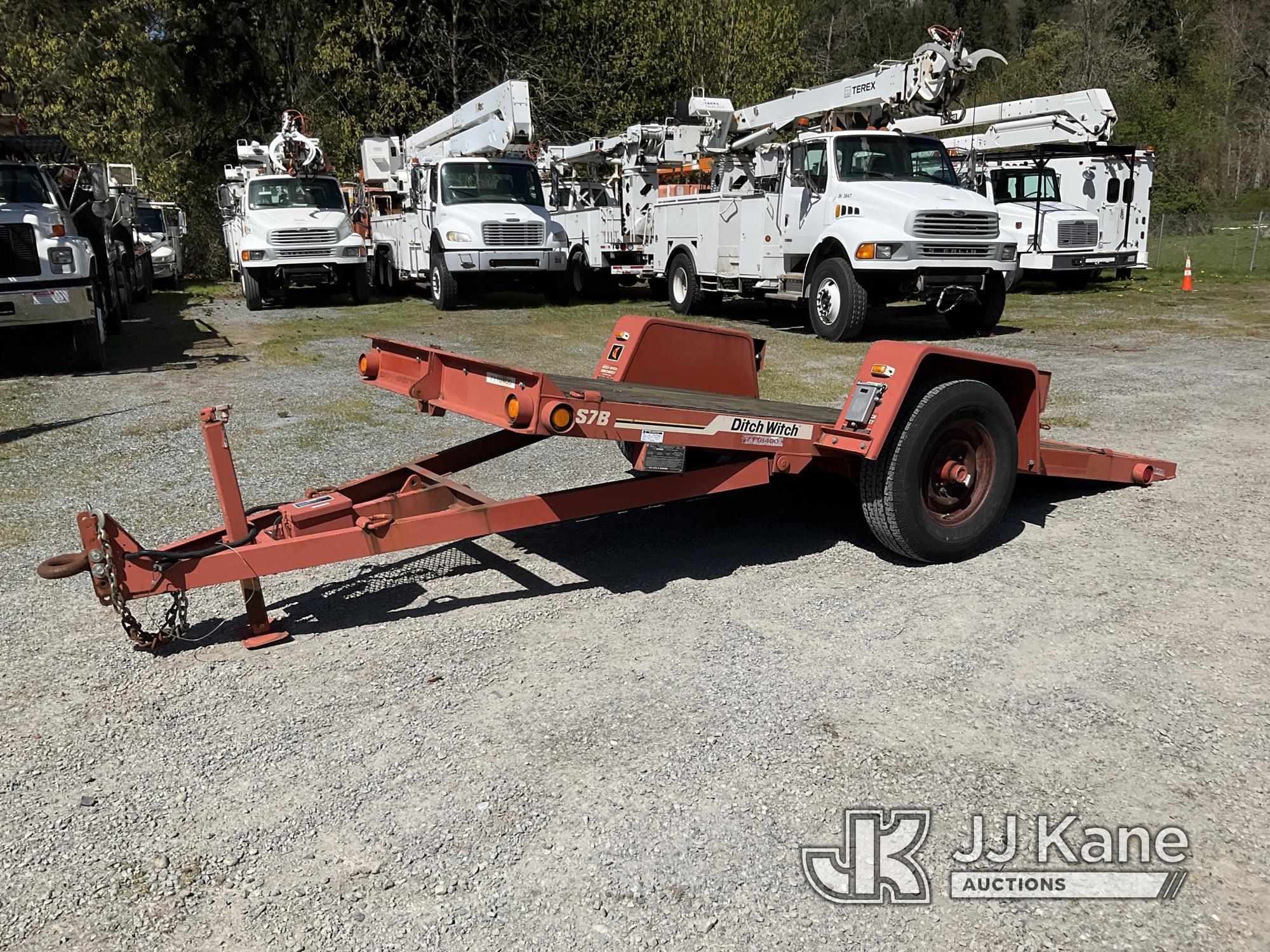 (Tacoma, WA) 2010 Ditch Witch S7B Tagalong Utiliy Trailer