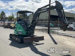 (Portland, OR) 2017 John Deere 35g Mini Hydraulic Excavator Runs, Moves, Operates) (No Digging Bucke