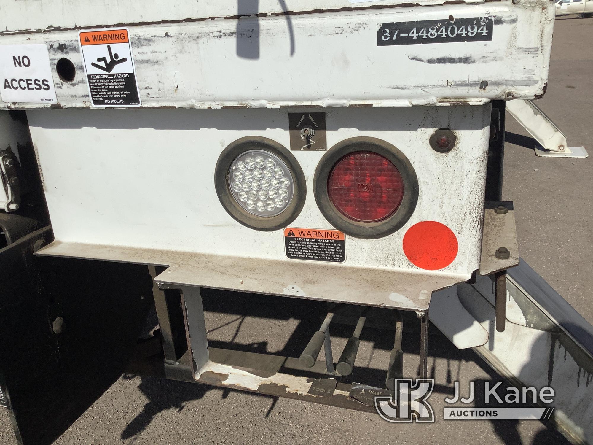 (Phoenix, AZ) Altec DM47B-TR, Digger Derrick rear mounted on 2017 Freightliner M2 106 4x4 Flatbed/Ut