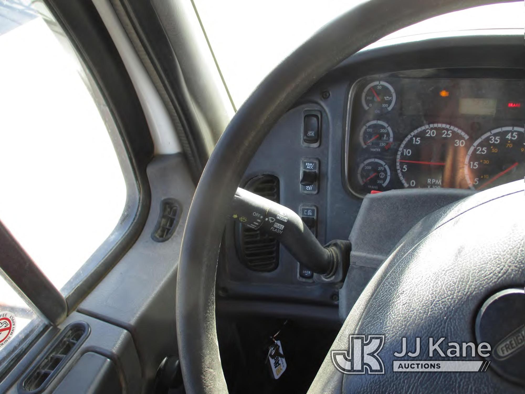 (Bakersfield, CA) Altec DM47B-TR, Digger Derrick rear mounted on 2014 Freightliner M2 106 4x4 Utilit