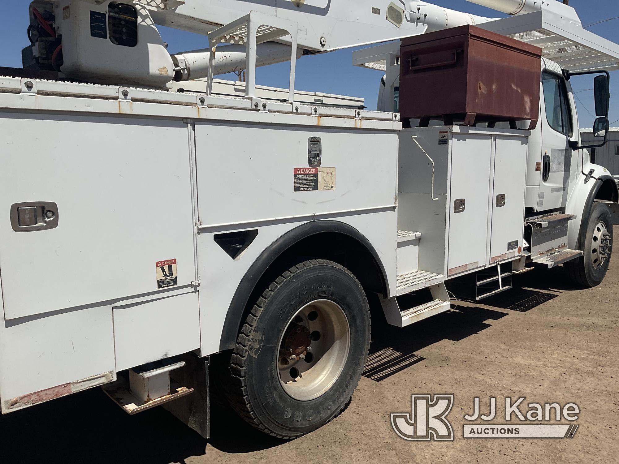 (Brawley, CA) Altec AA755, Material Handling Bucket Truck rear mounted on 2014 Freightliner M2 106 4