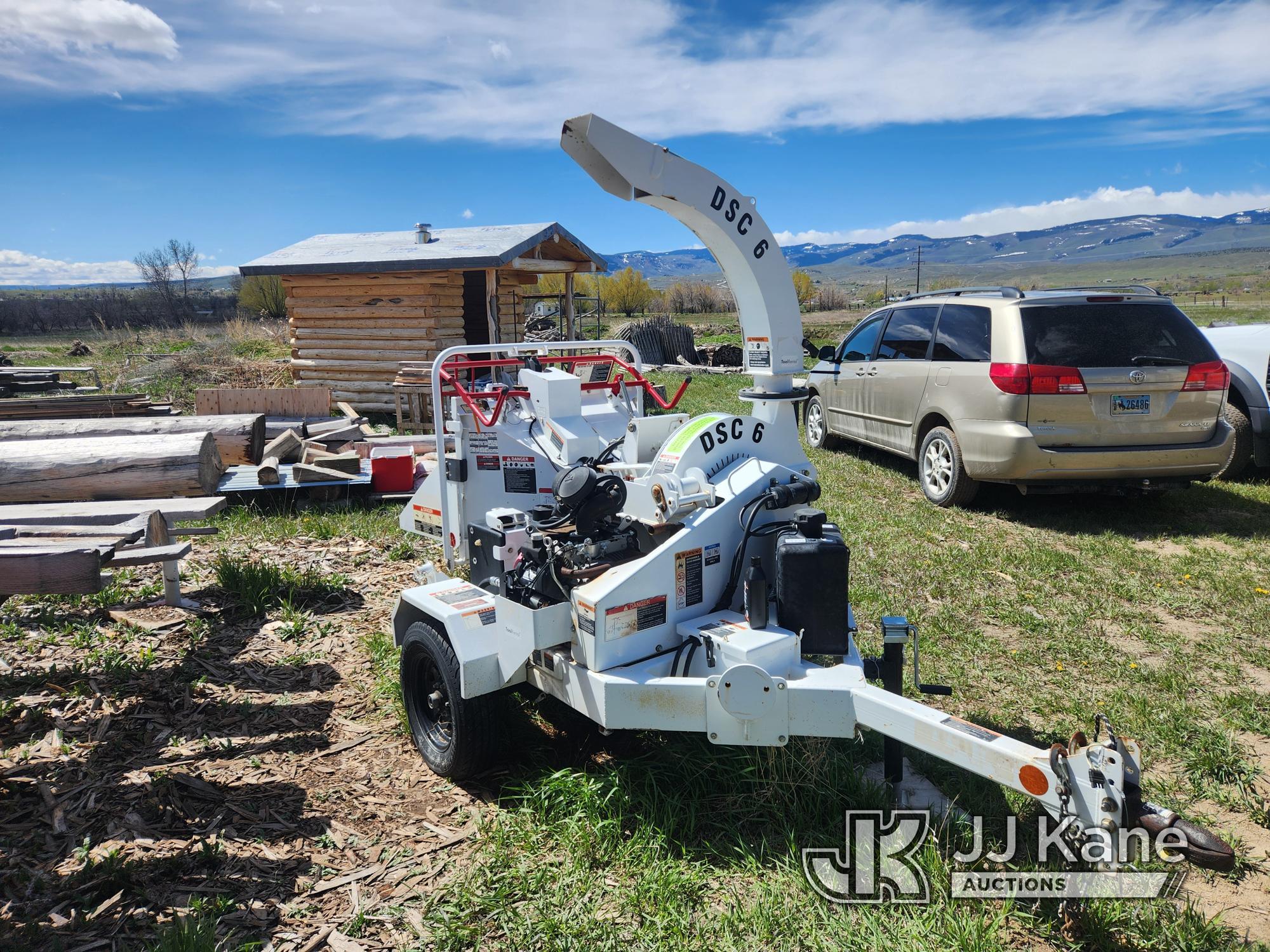 (Lander, WY) 2014 Altec Environmental Products DSC 6 Chipper (6in Disc), trailer mtd No Title) (Runs