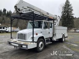 (Eatonville, WA) HiRanger 55-OM, Material Handling Bucket rear mounted on 2004 Freightliner FL80 Uti