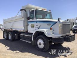(Phoenix, AZ) 1989 WhiteGMC Autocar ACL64 T/A Dump Truck Runs & Moves, Dumps Operates