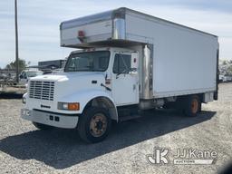 (Portland, OR) 1996 International 4700 Van Body Truck Runs & Moves)(Lift Gate Switch Will Not Raise