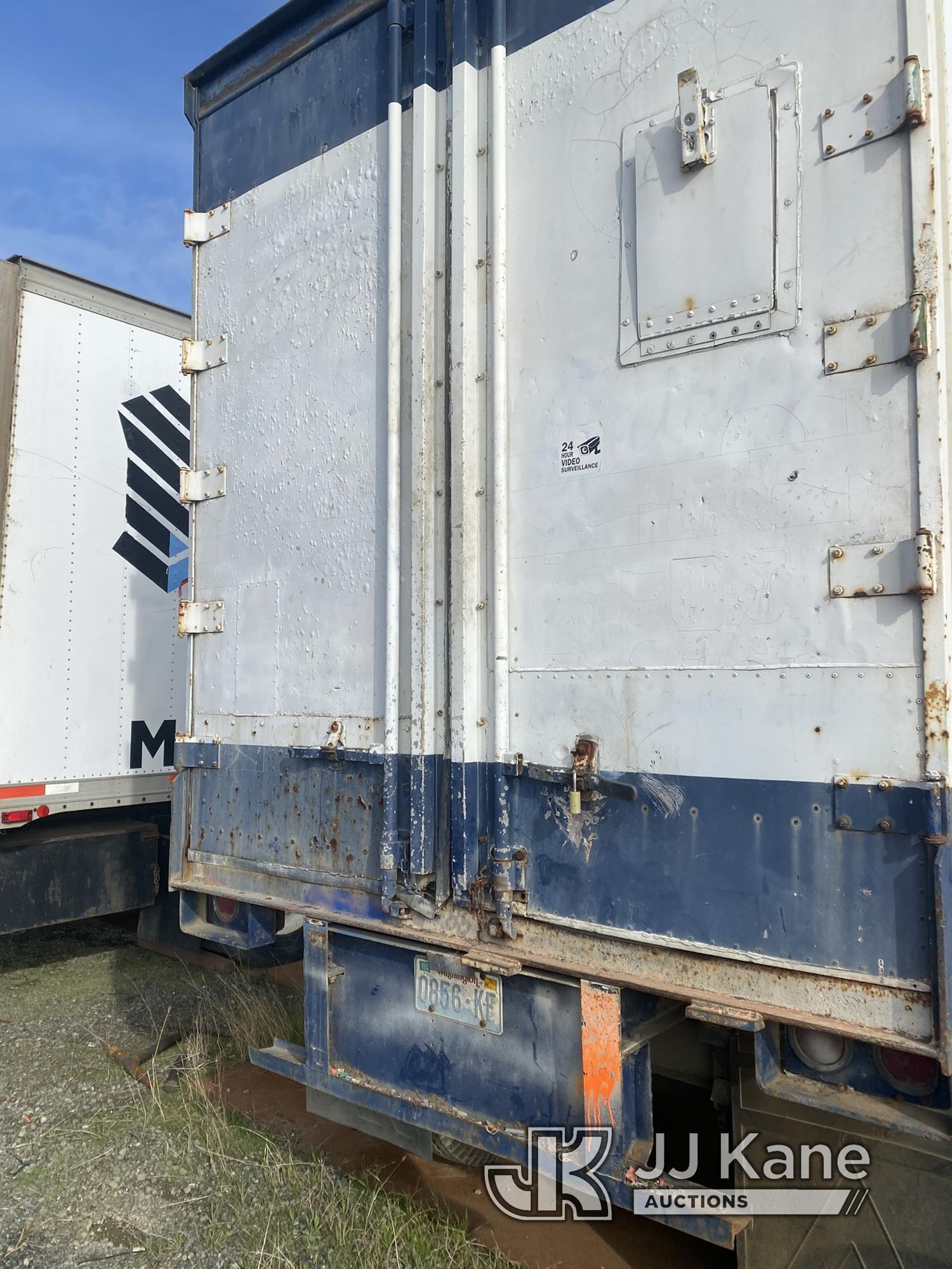 (Richmond, CA) 1978 Fruehauf 40ft T/A Van Body/Office Trailer