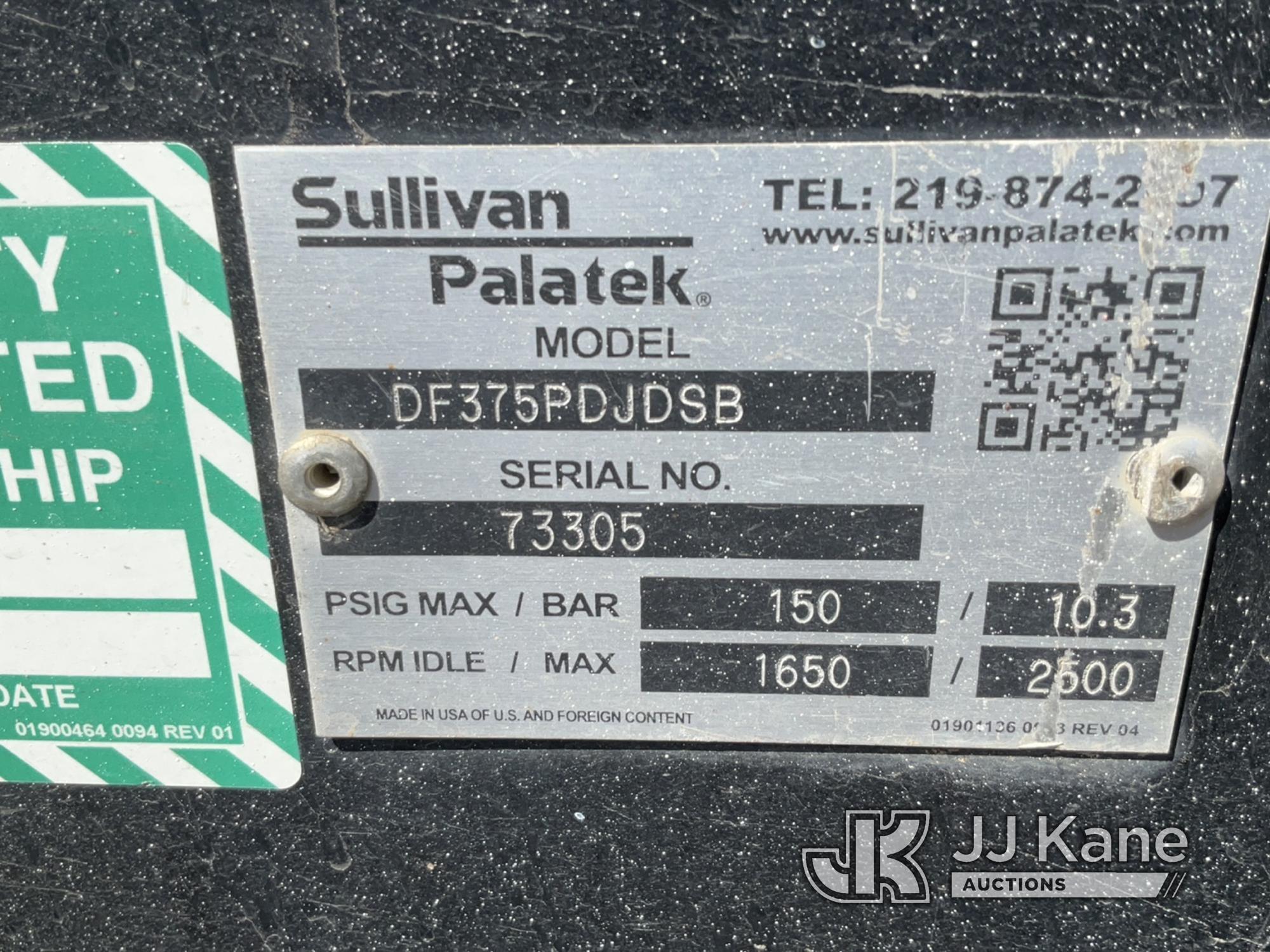 (Salt Lake City, UT) Sullivan-Palatek D375 Compressor Runs