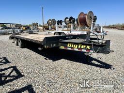 (Marana, AZ) 2013 Big Tex 20PH-20BK5 T/A Tagalong Equipment Trailer Towable