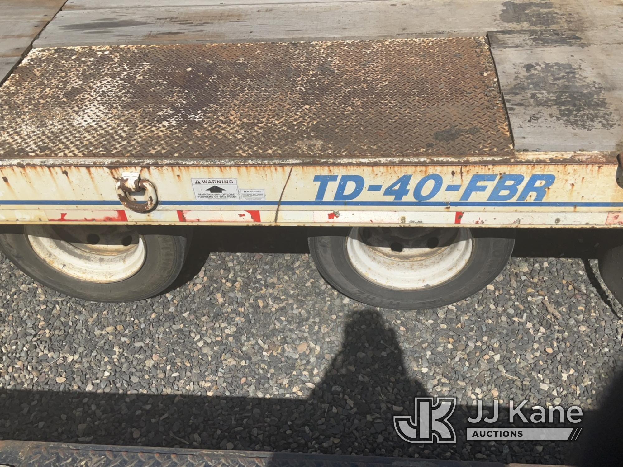 (Portland, OR) 2002 Trailermax TD 40 FBR T/A Tagalong Equipment Trailer Towable