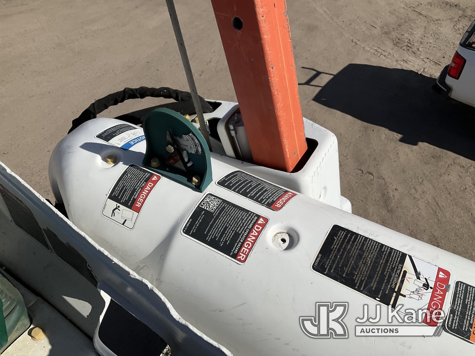 (Franktown, CO) Altec AA55-MH, Material Handling Bucket Truck rear mounted on 2012 Freightliner M2 1