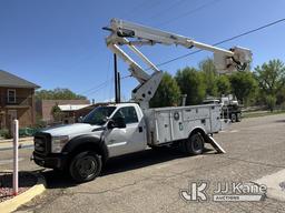 (Springer, NM) Altec TA37M, Articulating & Telescopic Material Handling Bucket Truck mounted behind