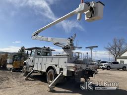(Franktown, CO) Altec AA55-MH, Material Handling Bucket Truck rear mounted on 2012 Freightliner M2 1
